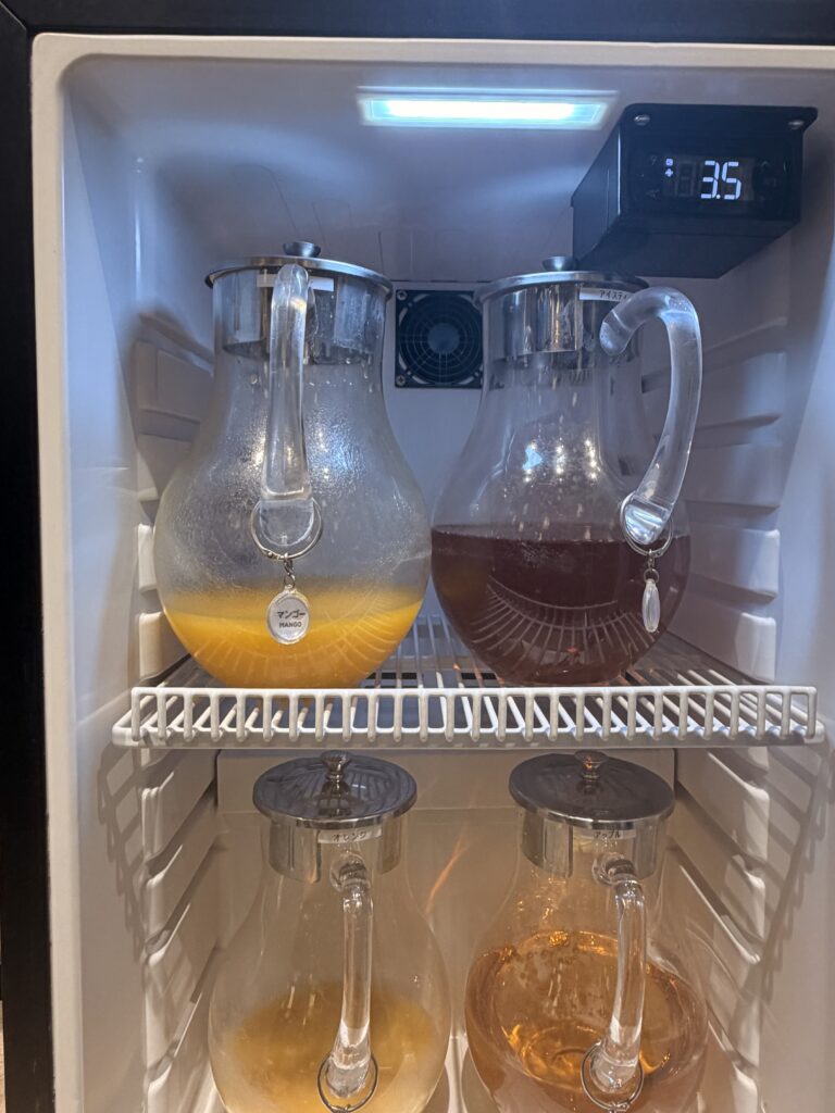 実際に行ってみた シェアラウンジ ワークスタイリング銀座 ジュース