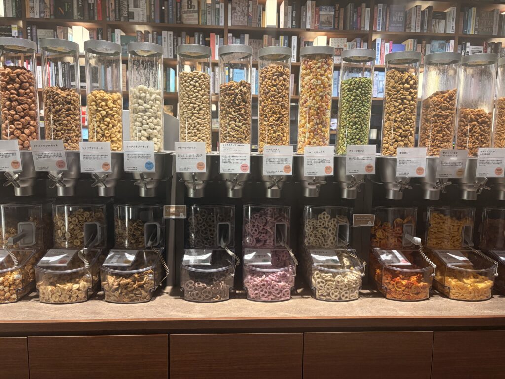 実際に行ってみた シェアラウンジ ワークスタイリング銀座 カラフルなお菓子